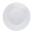 Prato Raso Mirage 25,5cm x 2,5cm Branco Opalino - Lyor
