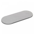 Prato Raso Mirage 25,5cm x 2,5cm Branco Opalino - Lyor