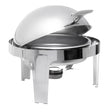 Rechaud Redondo com Tampa Basculante 6L Aço Inox - Rojemac Profissional