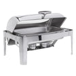 Rechaud Retangular com Visor 9L Aço Inox - Rojemac Profissional