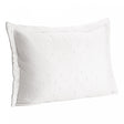 Porta Travesseiro Matelassê Saphira 50cm x 70cm Toque 300 Fios Branco Microfibra - Lyor