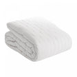 Colcha Matelassê Saphira Casal e 2 Porta Travesseiros Toque 300 Fios Branco Microfibra - Lyor
