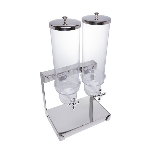 Porta Cereais Duplo 2x 3L Aço Inox - Rojemac Profissional