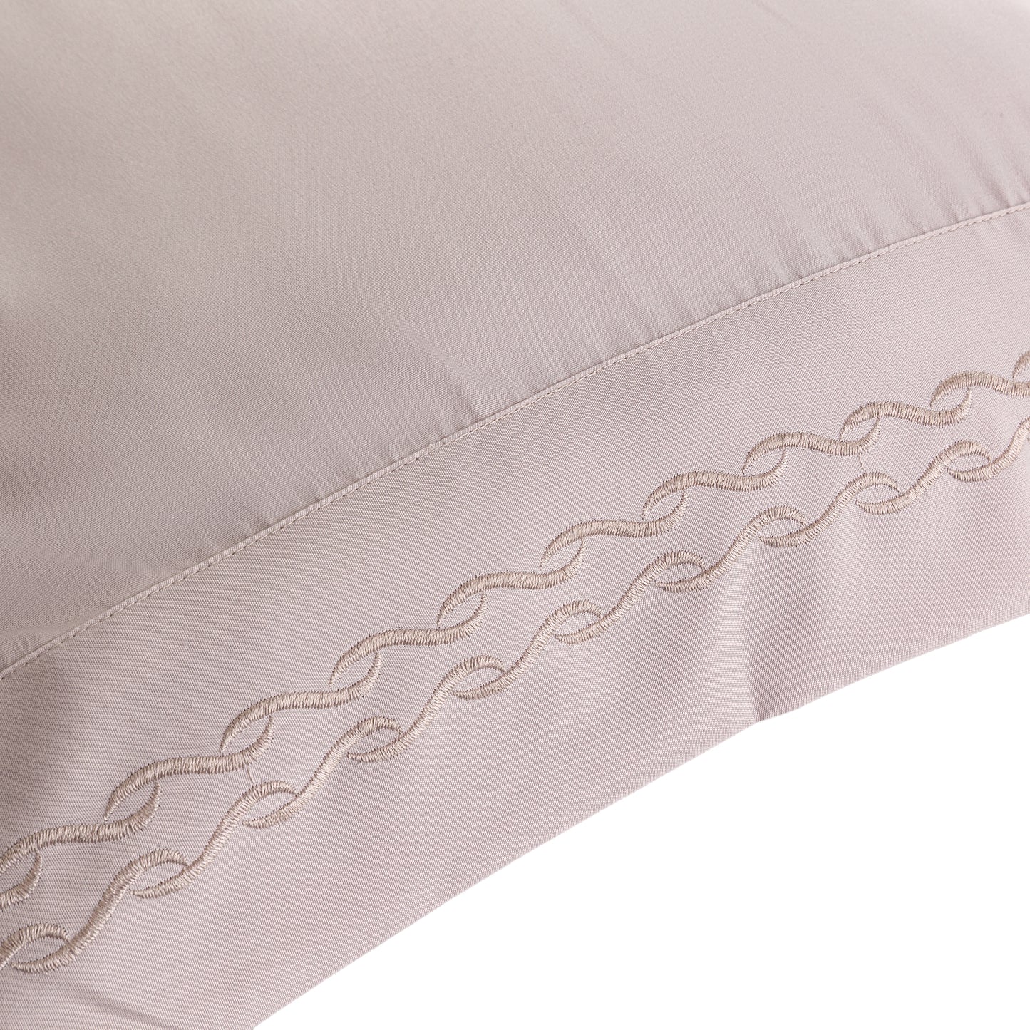 Jogo de Cama Bordado Queen Duquesa Rosa Microfibra - Lyor