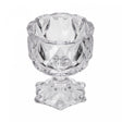 Porta Velas Deli Diamond 5,5cm x 5,5cm x 6,5cm Cristal - Lyor