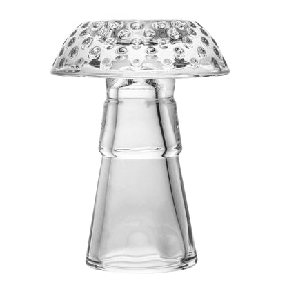 Castiçal Mushroom 10cm x 10cm x 14,5cm Vidro - Lyor