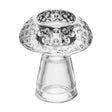 Castiçal Mushroom 10cm x 10cm x 11,5cm Vidro - Lyor