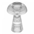 Castiçal Mushroom Lines 10cm x 10cm x 15cm Vidro - Lyor