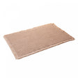 Tapete com Antiderrapante para Banheiro Waffle 38cm x 58cm Bege Chenille - Lyor
