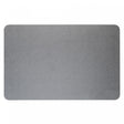 Tapete para Banheiro Stone 60cm x 39cm Cinza Escuro Pedra Diatomita - Lyor