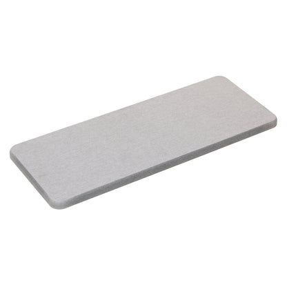 Bandeja Retangular Absorvente para Pia 25cm x 10cm Cinza Pedra Diatomita - Lyor