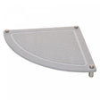 Organizador de Canto com Pé Absorvente para Pia 25cm x 25cm Cinza Pedra Diatomita - Lyor