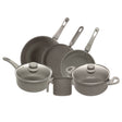Conjunto 6 Panelas de Indução Granito Chef Taupe Alumínio com Revestimento Cerâmico - Lyor