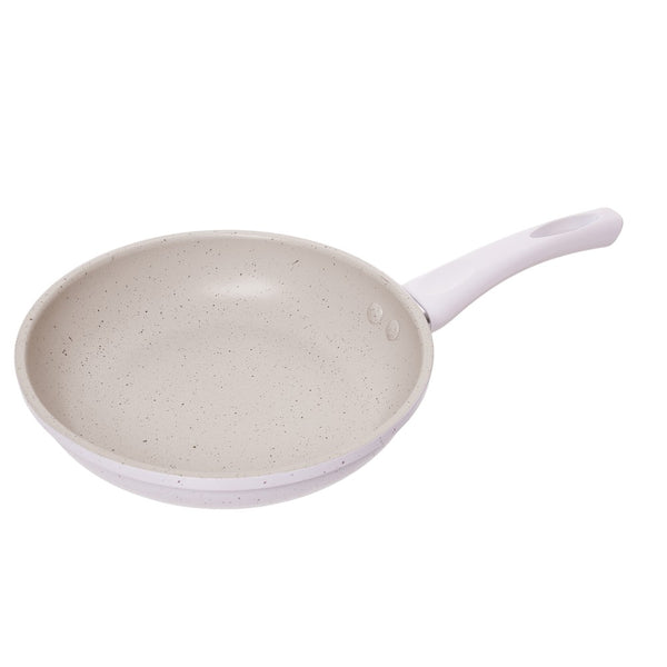 Conjunto 5 Panelas de Indução Granito Chef Off White Alumínio com Revestimento Cerâmico - Lyor