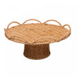 Prato para Bolo com Pé Bali 30cm x 30cm x 14cm Plástico - Lyor