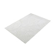 Tapete Frankfurt 140cm x 100cm Branco Microfibra - Wolff