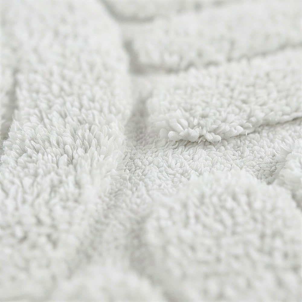 Tapete Frankfurt 140cm x 100cm Branco Microfibra - Wolff