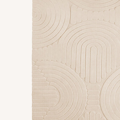 Tapete Frankfurt 140cm x 100cm Bege Microfibra - Wolff