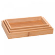 Conjunto 3 Bandejas Nature Bambu - Lyor