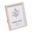 Porta Retrato Enjoy 15cm X 20cm Azul Mdf - Lyor