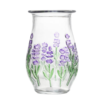 Vaso Lavanda Hand Painting 10cm Cristal - Lyor