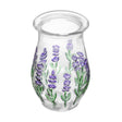 Vaso Lavanda Hand Painting 12,5cm Cristal - Lyor