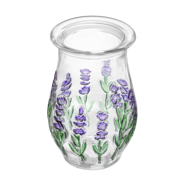 Vaso Lavanda Hand Painting 12,5cm Cristal - Lyor