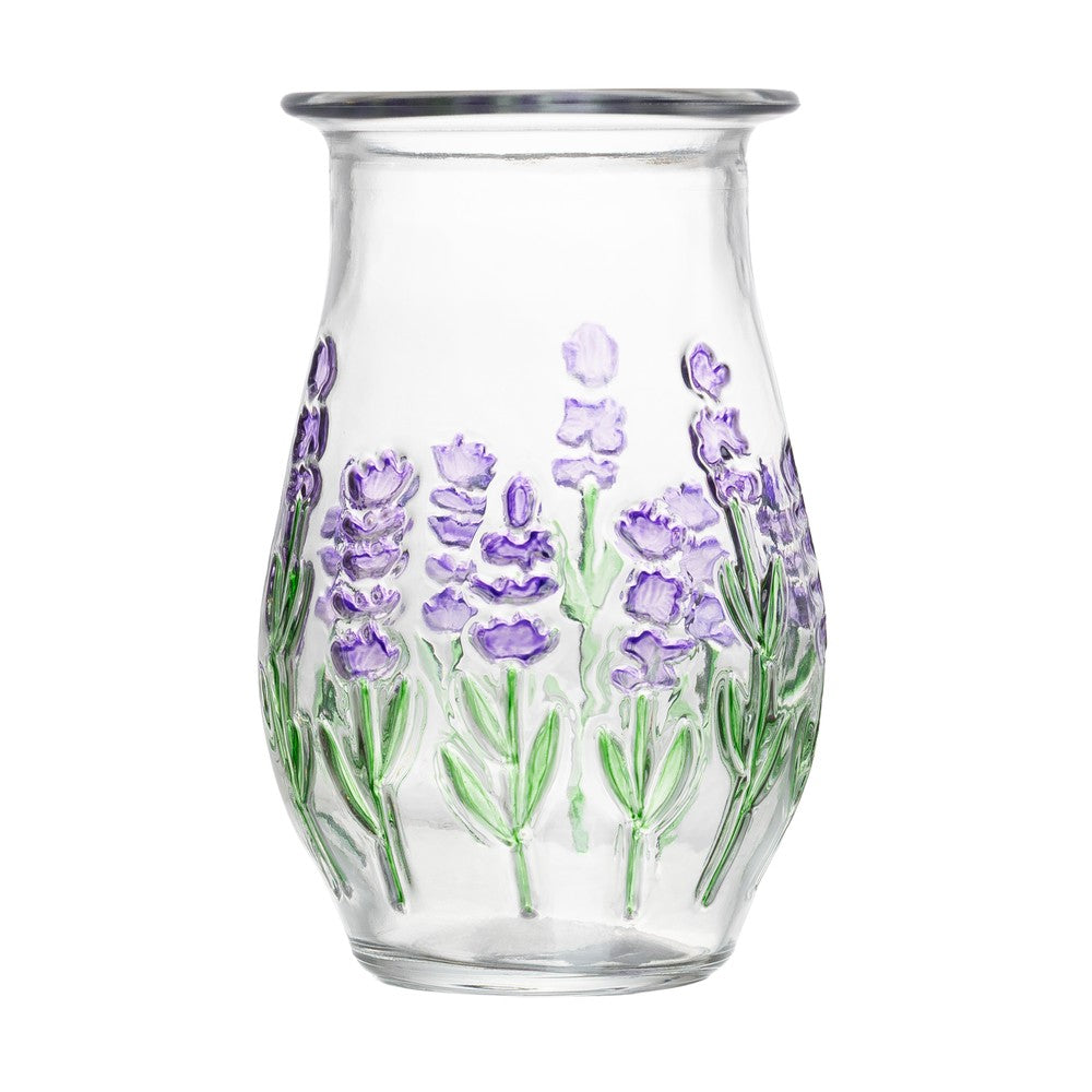 Vaso Lavanda Hand Painting 12,5cm Cristal - Lyor