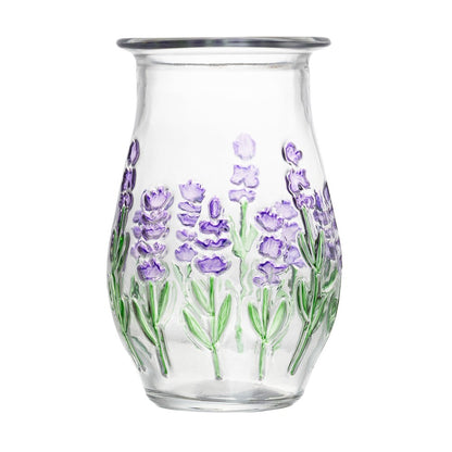 Vaso Lavanda Hand Painting 12,5cm Cristal - Lyor
