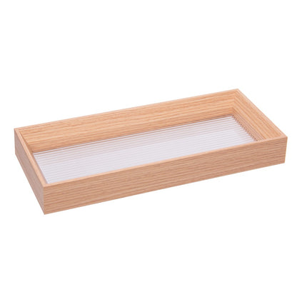Bandeja com fundo de Poliestireno Riviera 28cm x 12cm MDF - Lyor