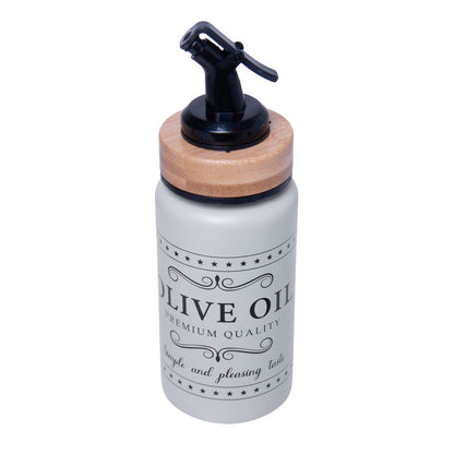 Galheteiro 2 Peças Vinagre e Azeite Corteccia 220ml Vidro - Lyor