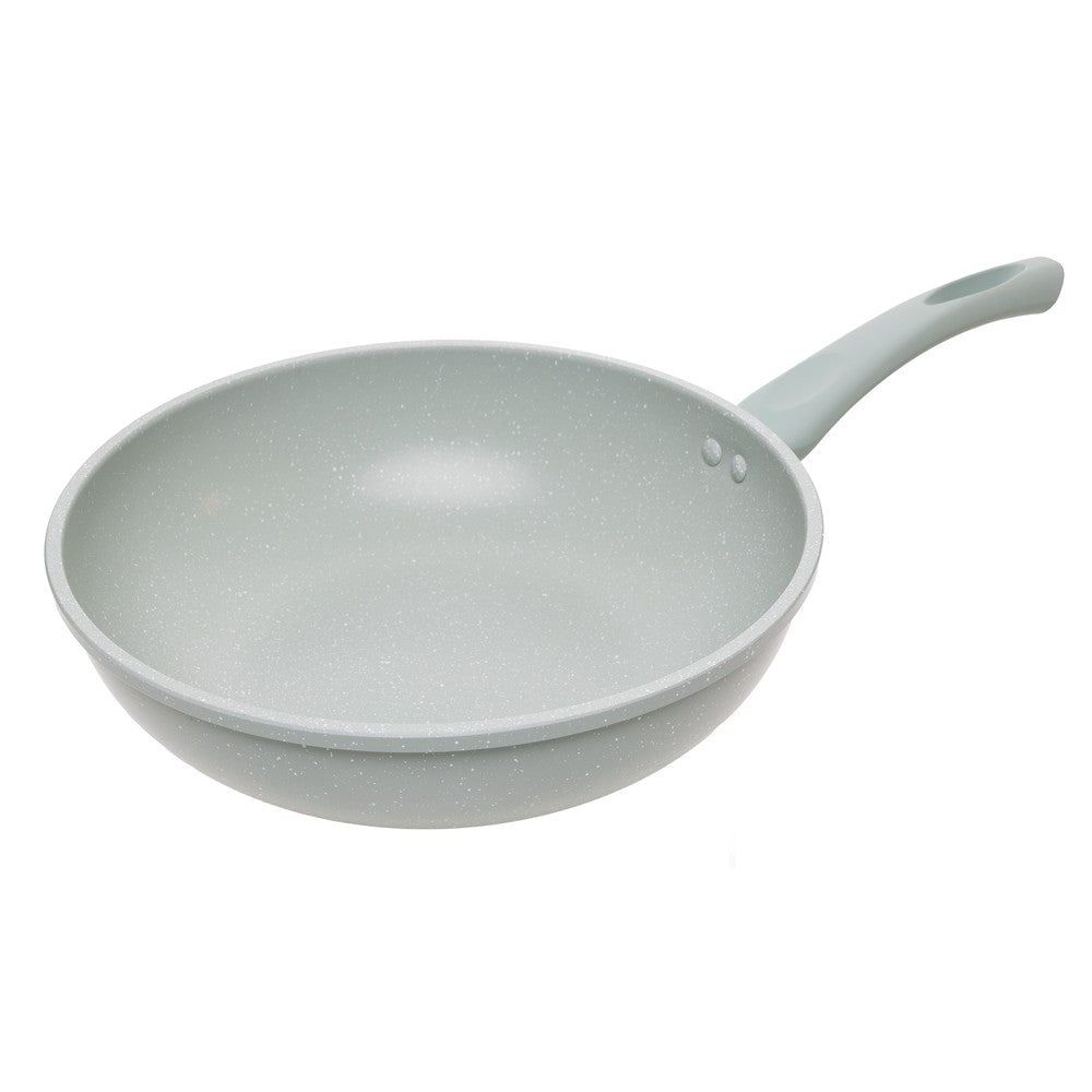 Frigideira de Indução Granito Chef 28cm Verde Alumínio com Revestimento Antiaderente - Lyor