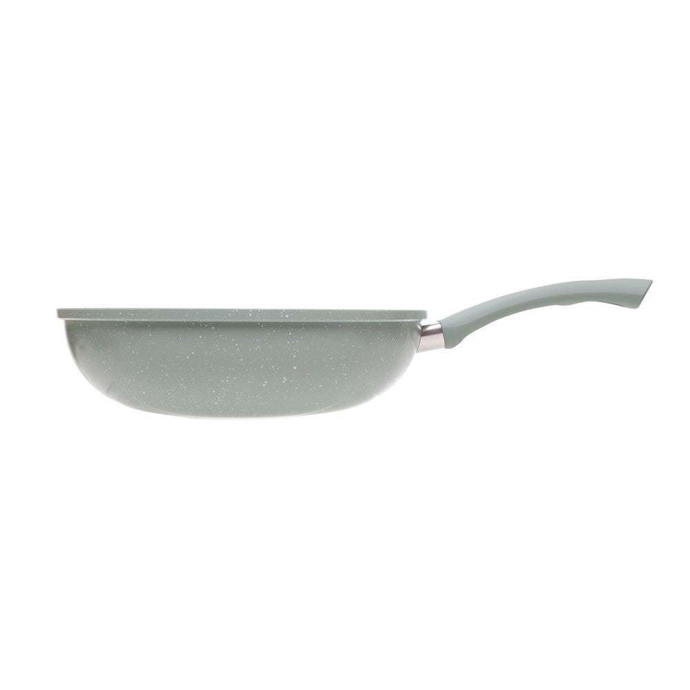 Frigideira de Indução Granito Chef 28cm Verde Alumínio com Revestimento Antiaderente - Lyor