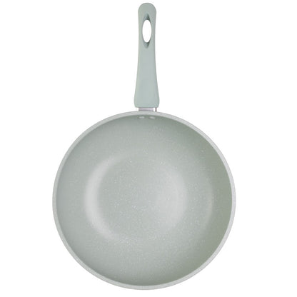 Frigideira de Indução Granito Chef 28cm Verde Alumínio com Revestimento Antiaderente - Lyor