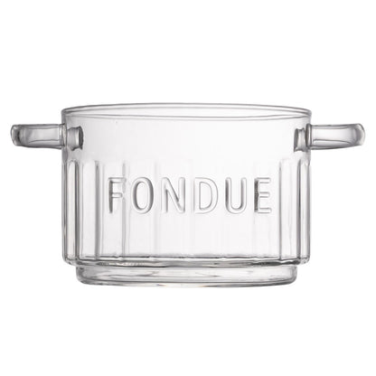 Aparelho de Fondue 4 Peças para 2 Pessoas Vidro Borossilicato - Lyor