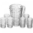 Conjunto 7 Peças Jarra Lanai com 6 Copos 1L/280ml Cristal Ecológico - Lyor