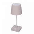 Luminária de Mesa Recarregável Led Usb Touch Neolight 10,5cm x 26cm Bege Plástico - Lyor