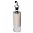 Garrafa para Azeite com Dosador e Revestimento Metálico 315ml Bege Vidro - Lyor