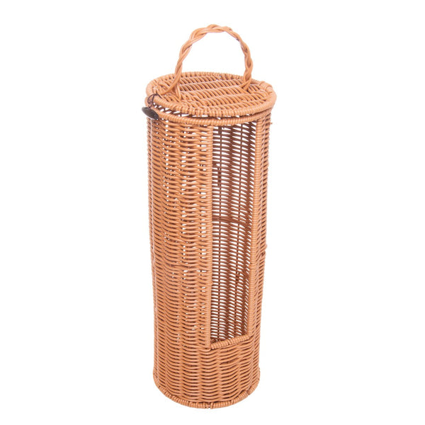 Porta Papel Higiênico com Tampa Vertice 15cm x 40cm Natural Plástico - Lyor