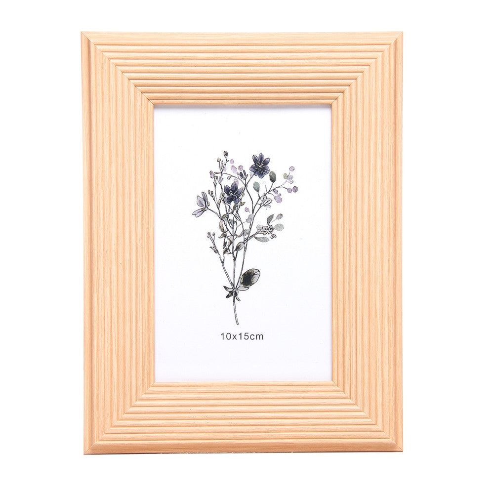 Porta-Retrato Friso 10cm x 15cm Natural Poliestireno - Lyor