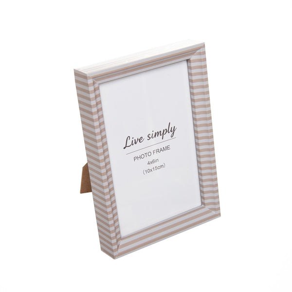 Porta-Retrato Soft Line 10cm x 15cm Bege MDF - Lyor