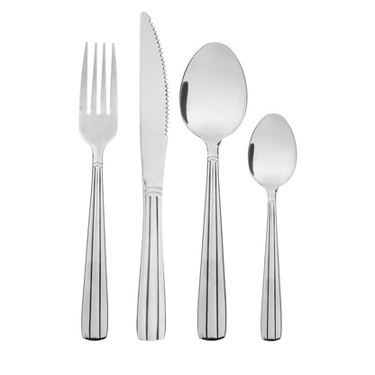 Faqueiro Marselha 24 Peças Aço Inox - Lyor