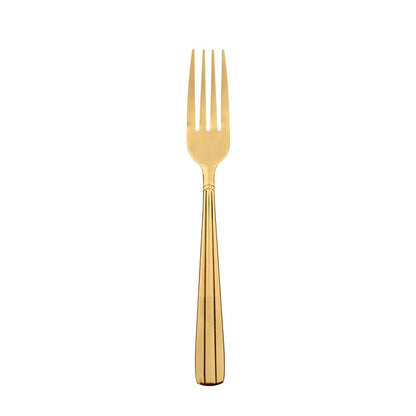 Faqueiro Marselha 24 Peças Dourado Aço Inox - Lyor