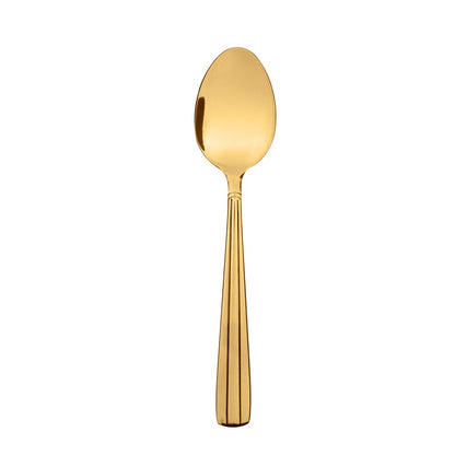 Faqueiro Marselha 24 Peças Dourado Aço Inox - Lyor