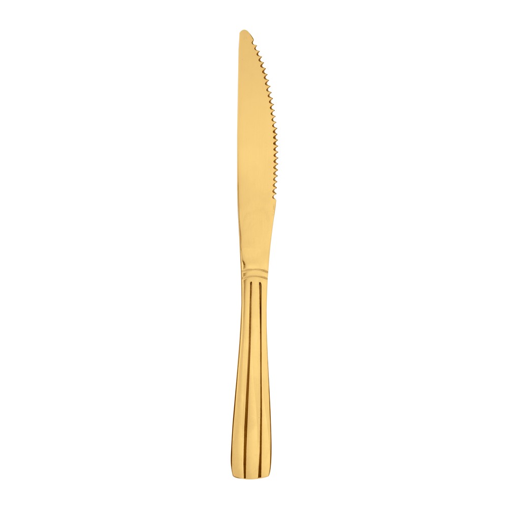 Faqueiro Marselha 24 Peças Dourado Aço Inox - Lyor
