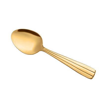 Faqueiro Marselha 24 Peças Dourado Aço Inox - Lyor