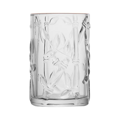 Conjunto 7 Peças Jarra Kona com 6 Copos com Fio de Ouro 1L/280ml Cristal Ecológico  - Lyor