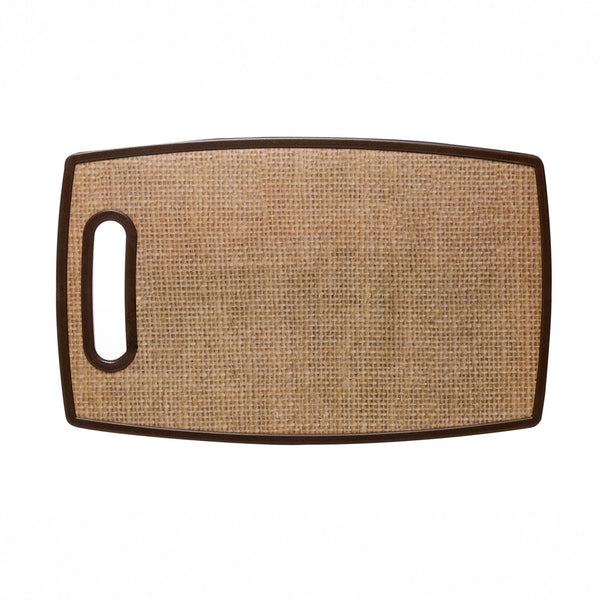 Tábua para Corte 30cm x 20cm Marrom Plástico - Lyor