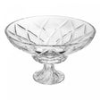 Centro de Mesa com Pé Deli Diamond 32cm x 20cm Cristal - Lyor