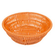 Cesta Redonda Ø20cm x 7cm Marrom Polyrattan - Rojemac Profissional